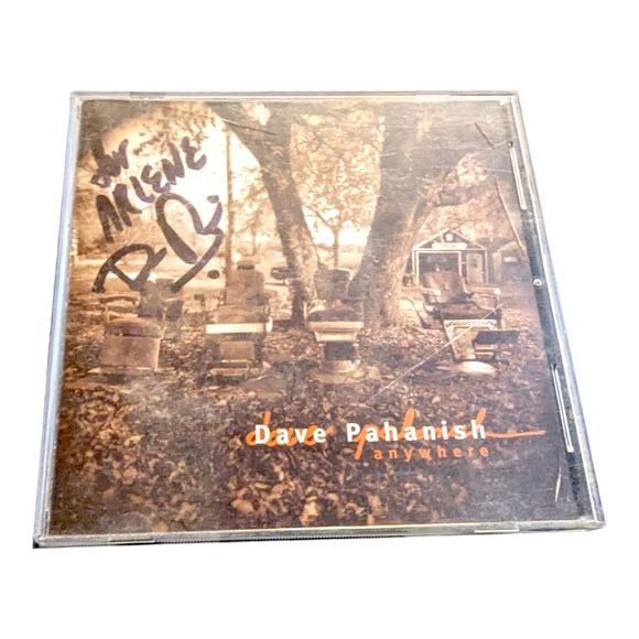 Dave Pahanish : Anywhere AUTOGRAPHED SIGNED Audio Music CD 90s - Picture 1 of 5